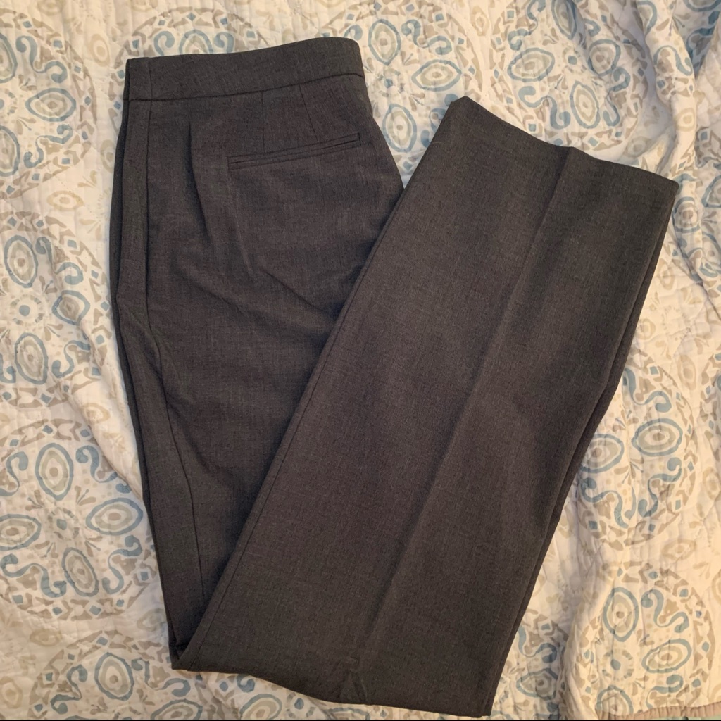 212 Collection | 14 Long Grey Dress Pant